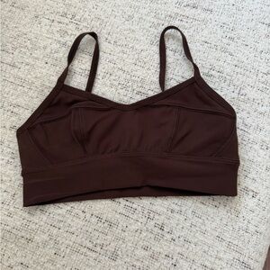 Aerie Dark Brown Sports Bra